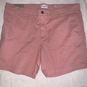 Goodfellow & Co Men's Soft Pink Flat Front Shorts